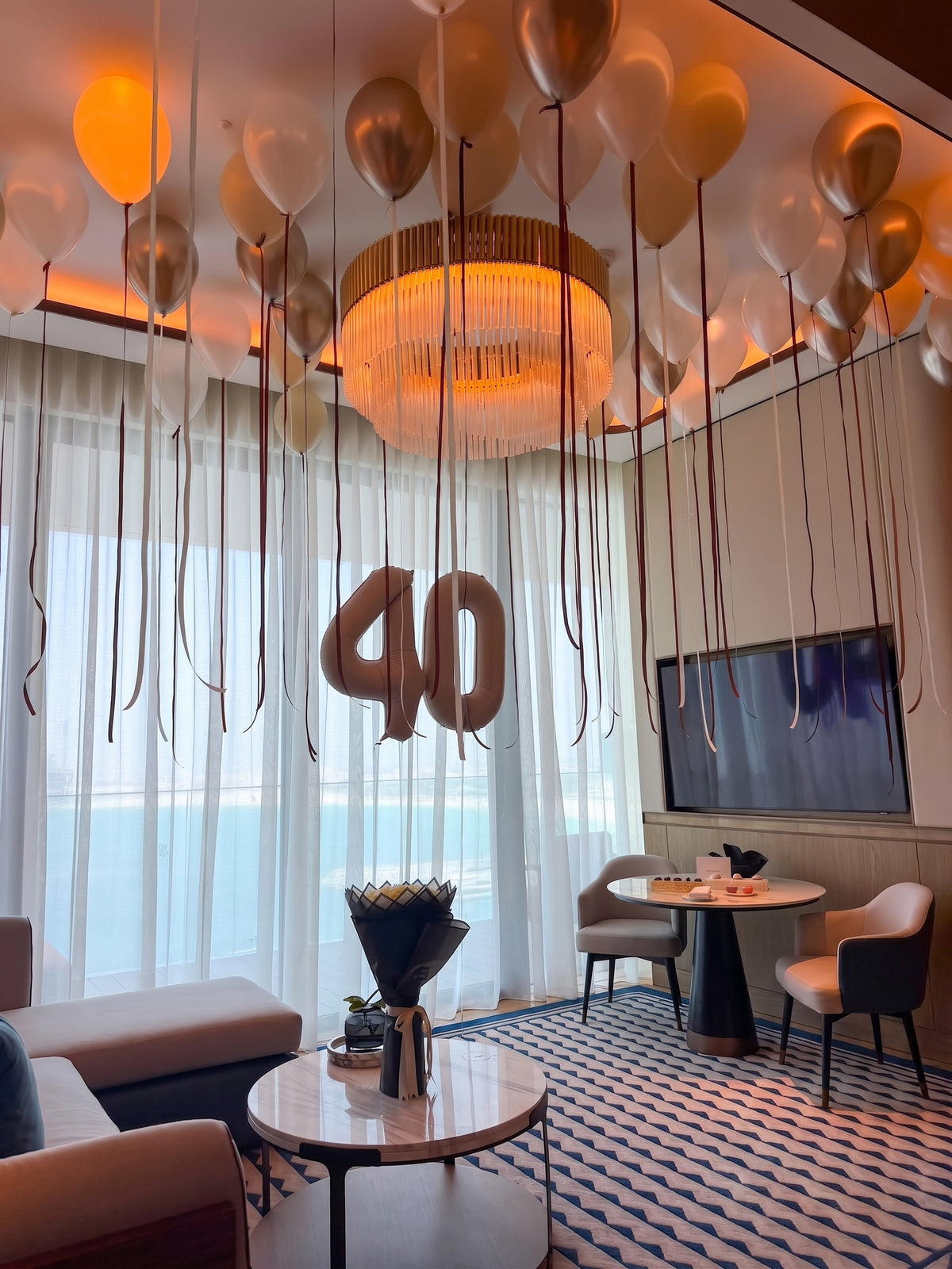 Milestone Birthday Balloon Room | Custom Age