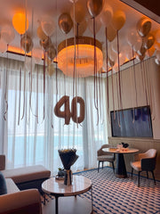 Milestone Birthday Balloon Room | Custom Age